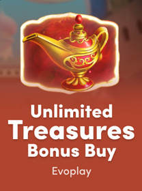 Unlimited Treasures Bonus Buy Slot: RTP Tinggi dan Volatilitas Rendah game cover